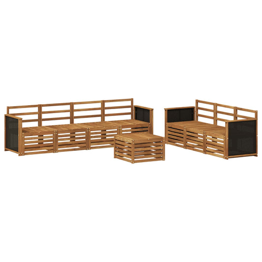 vidaXL Sofa Sets 8 pcs Solid Acacia Wood 2