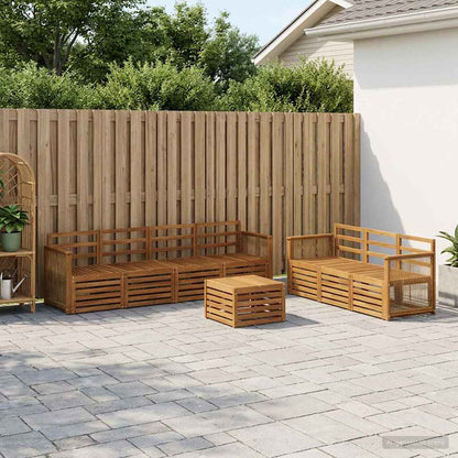 vidaXL Sofa Sets 8 pcs Solid Acacia Wood 1