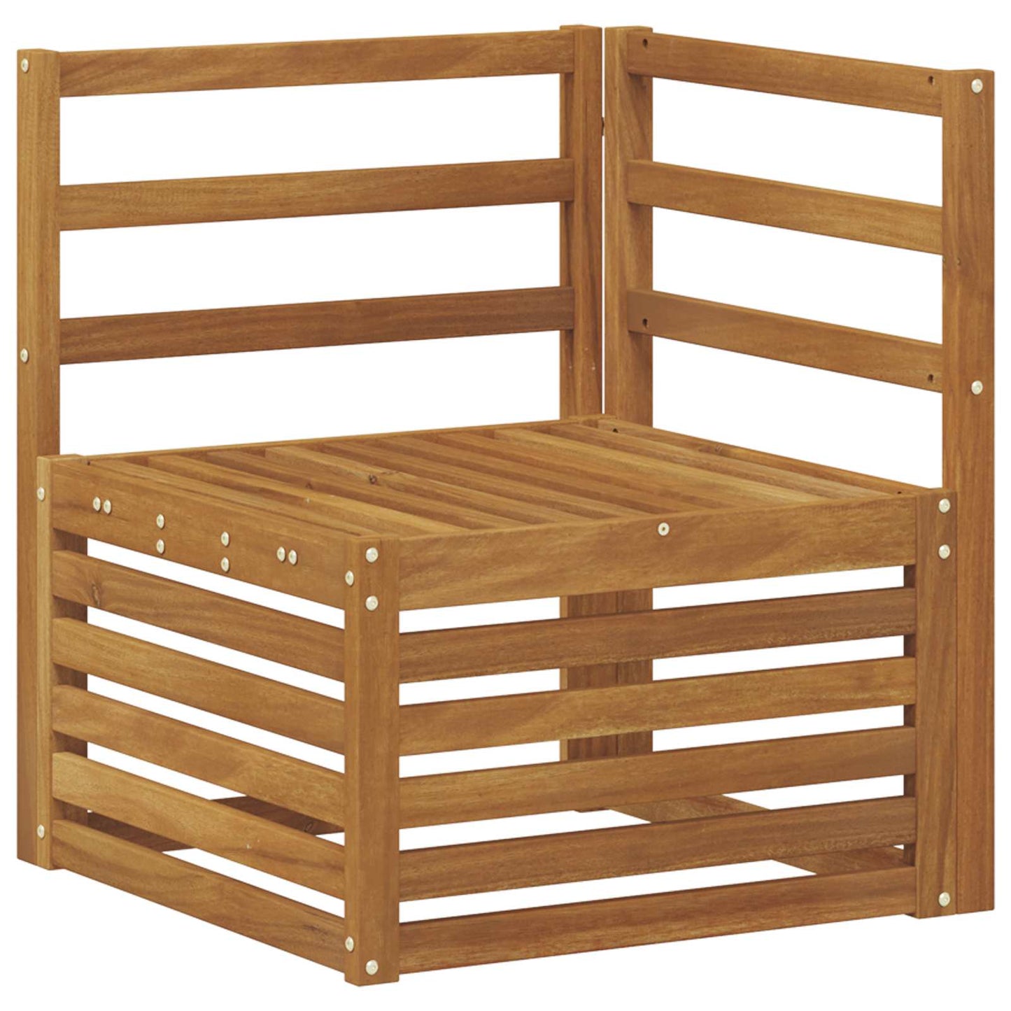 vidaXL Outdoor Sofa Set 8 pcs Natural Solid Acacia Wood 5