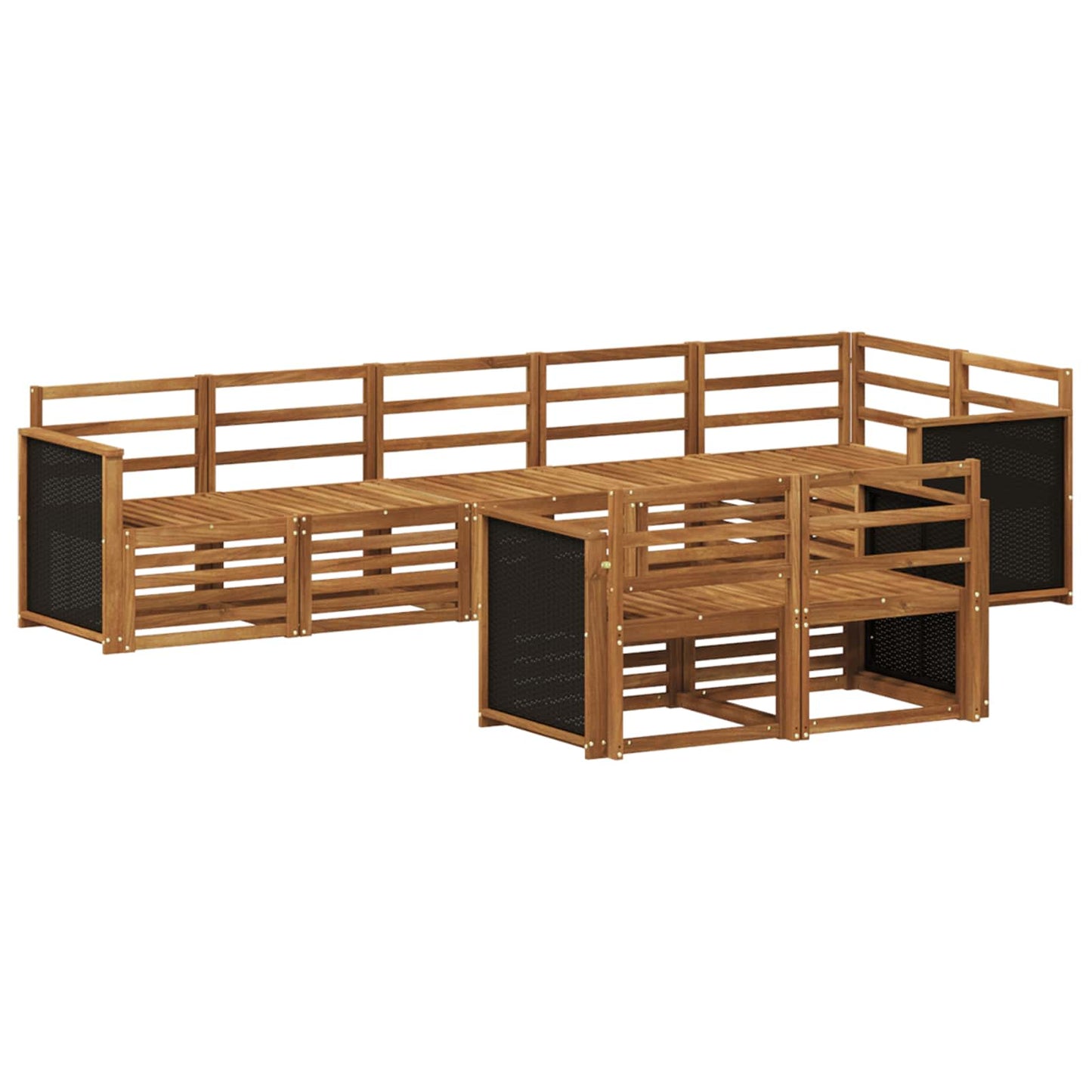 vidaXL Outdoor Sofa Set 7 pcs 2