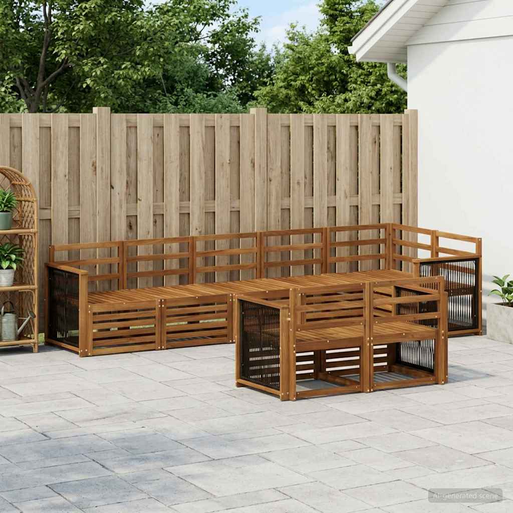 vidaXL Outdoor Sofa Set 7 pcs 1