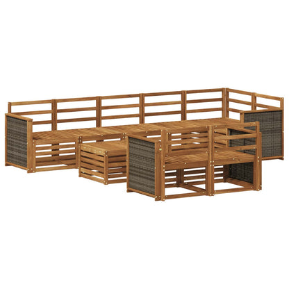 vidaXL Sofa Sets Solid Acacia Wood 2