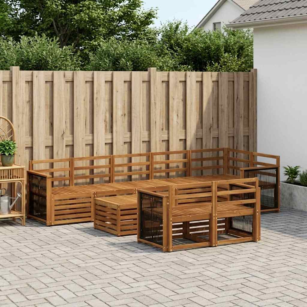 vidaXL Sofa Sets Solid Acacia Wood 1