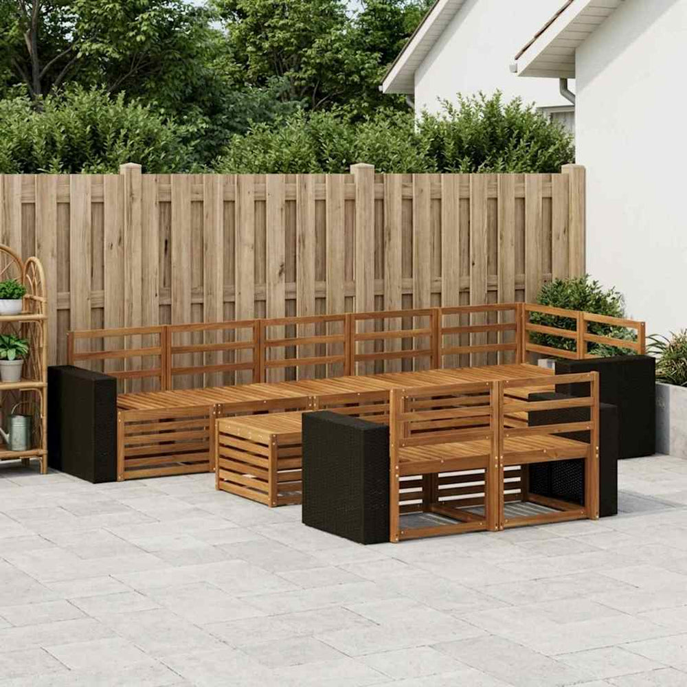 vidaXL Sofa Sets Solid Acacia Wood