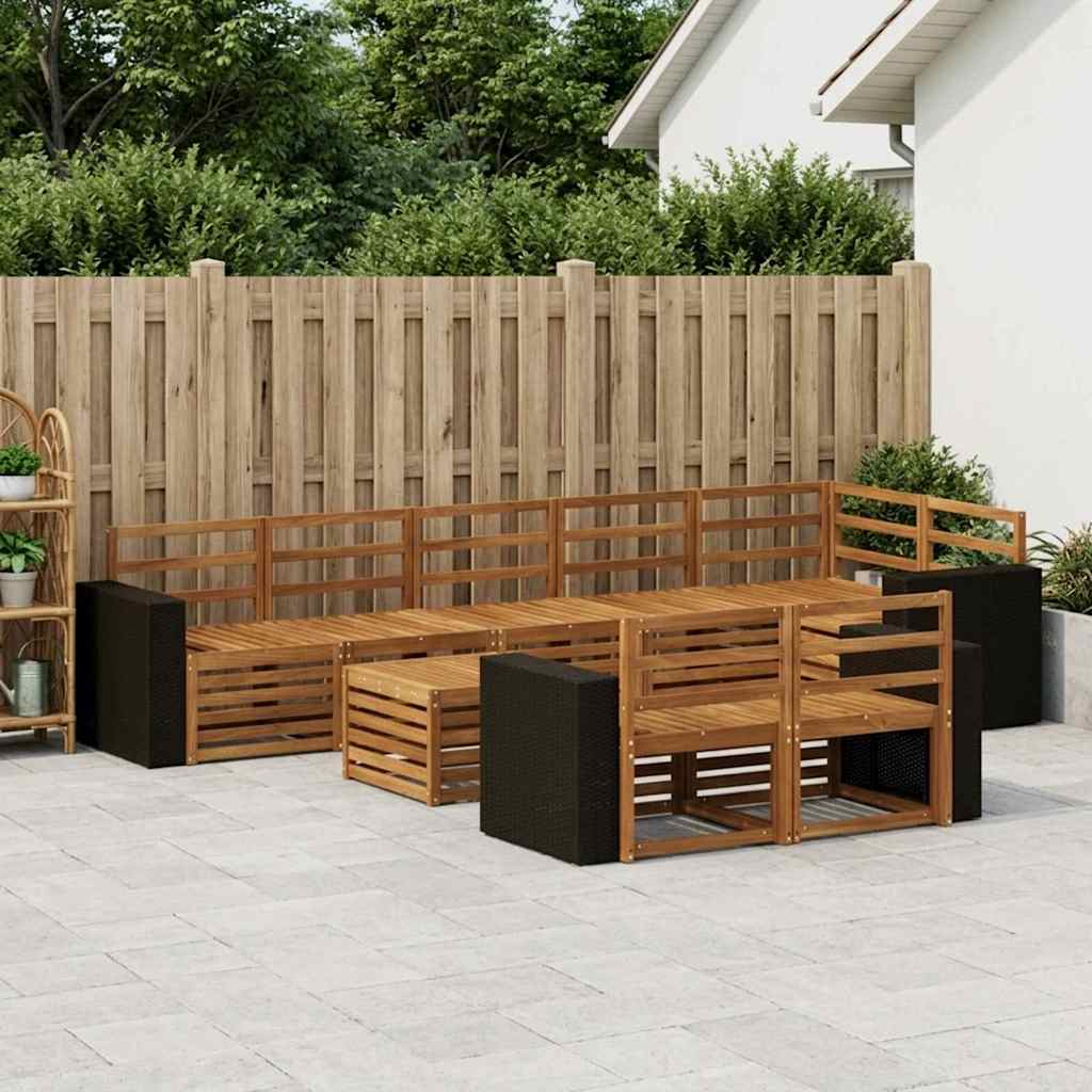 vidaXL Sofa Sets Solid Acacia Wood 1