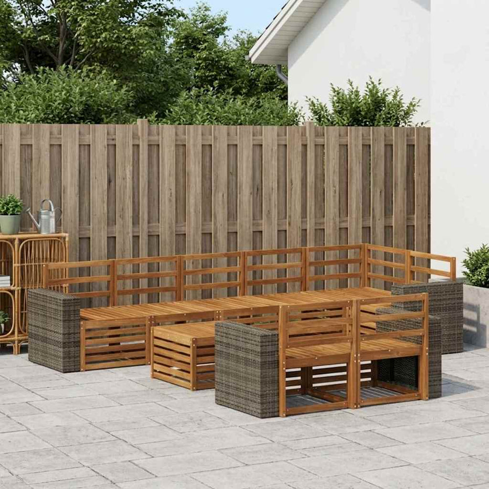 vidaXL Sofa Sets Solid Acacia Wood