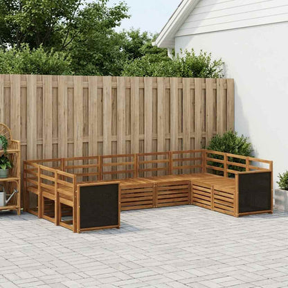 vidaXL Outdoor Sofa Set 7 pcs Natural Solid Acacia Wood 1