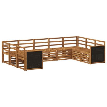 vidaXL Outdoor Sofa Set 7 pcs Natural Solid Acacia Wood 2