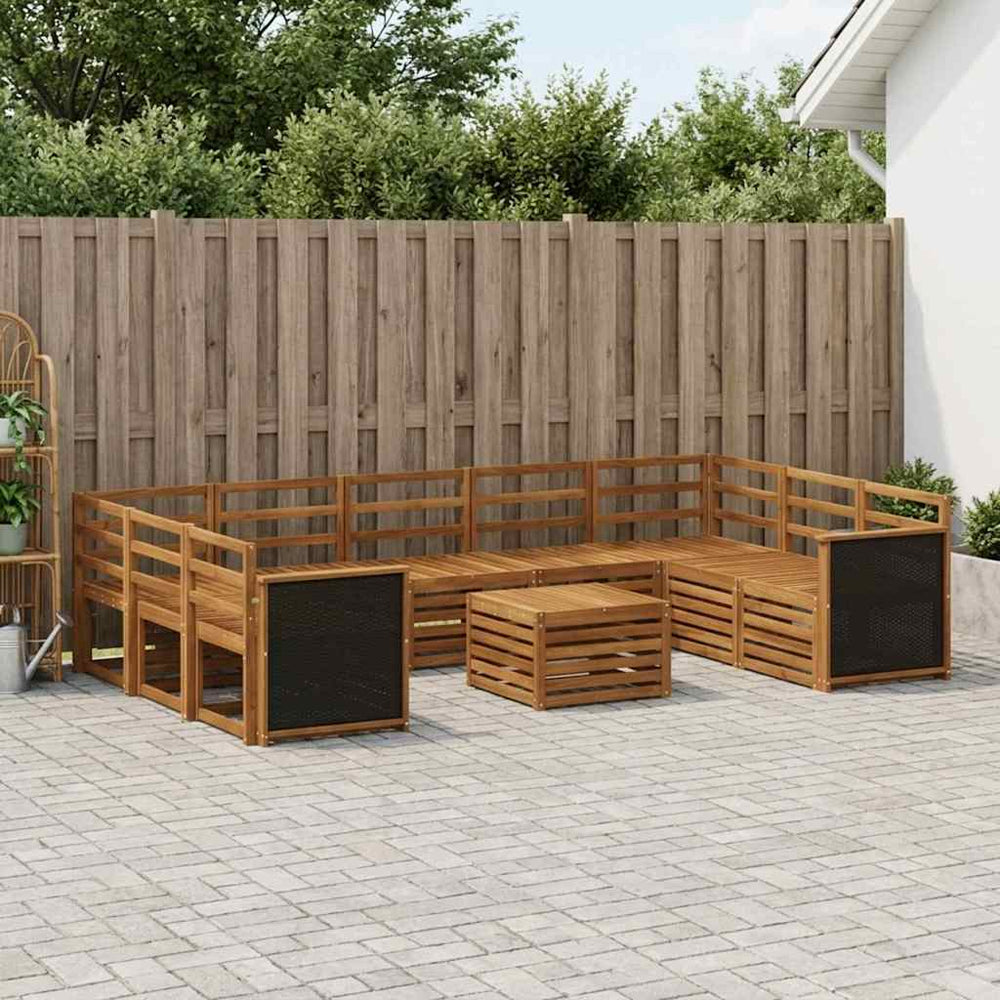 vidaXL Sofa Sets Solid Acacia Wood