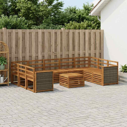 vidaXL Sofa Sets Solid Acacia Wood 1