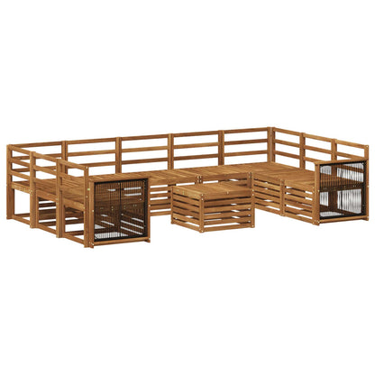 vidaXL Sofa Sets Solid Acacia Wood 2