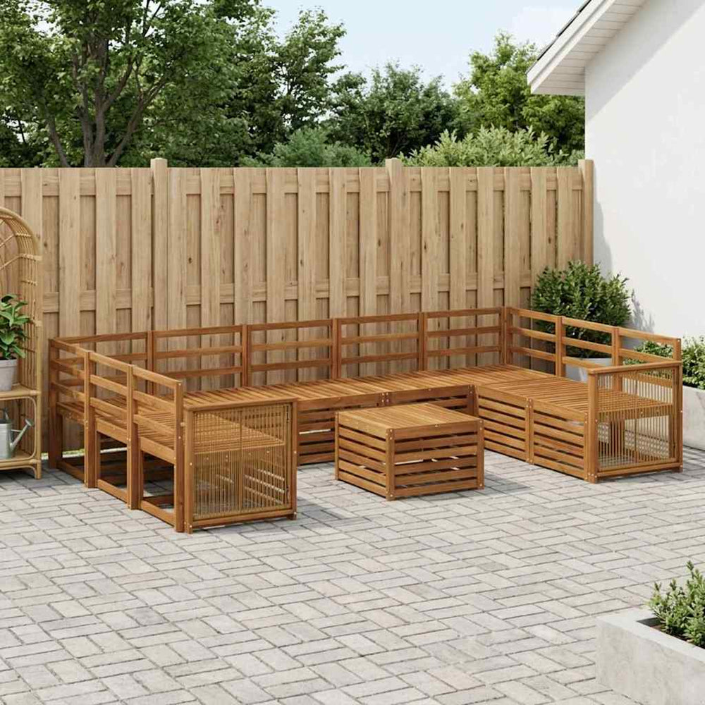 vidaXL Sofa Sets Solid Acacia Wood
