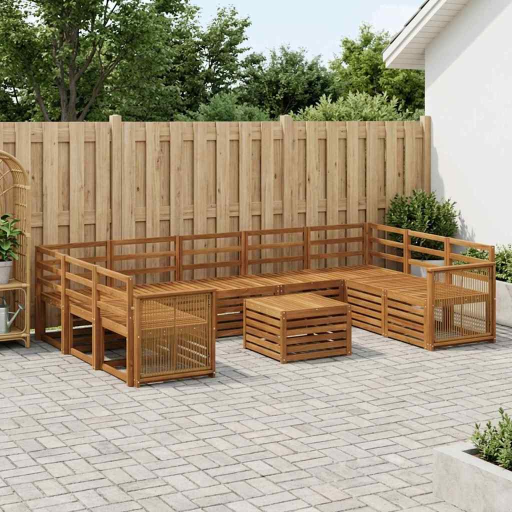 vidaXL Sofa Sets Solid Acacia Wood 1