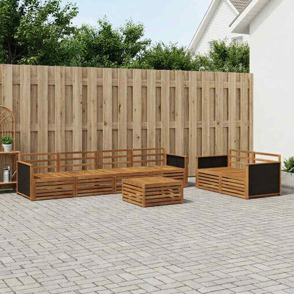 vidaXL Outdoor Sofa Set 7 pcs Natural Solid Acacia Wood 1