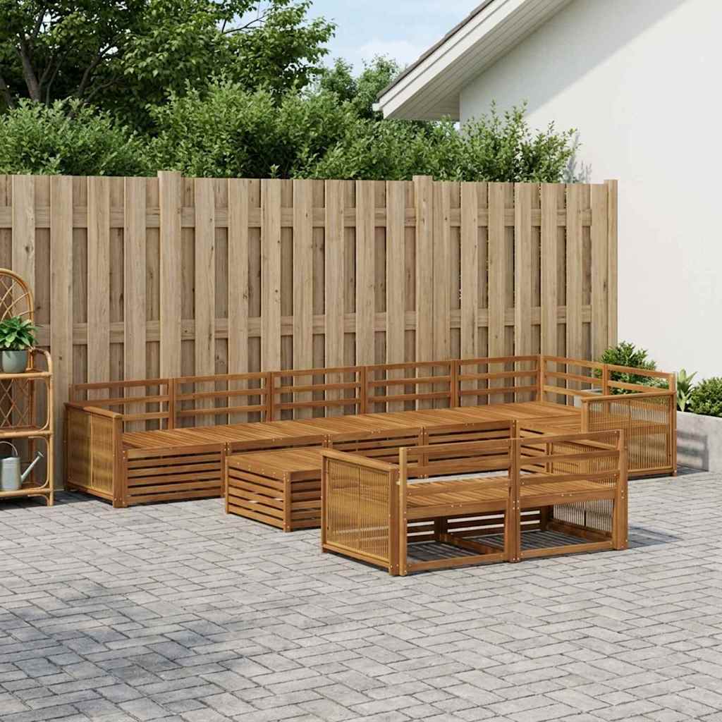 vidaXL Outdoor Sofa Set 9 pcs 1