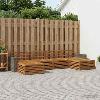 vidaXL Outdoor Sofa Set 6 pcs Solid Acacia Wood 1
