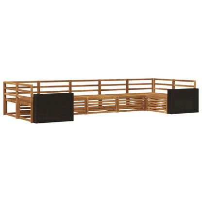 vidaXL Outdoor Sofa Set 7 pcs Natural Solid Acacia Wood 2