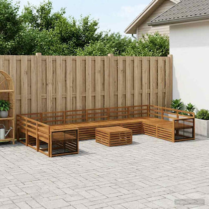 vidaXL Sofa Sets 11 pcs Solid Acacia Wood 1