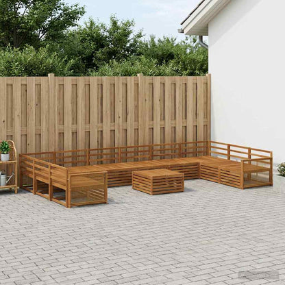 vidaXL Sofa Sets 11 pcs Solid Acacia Wood 1