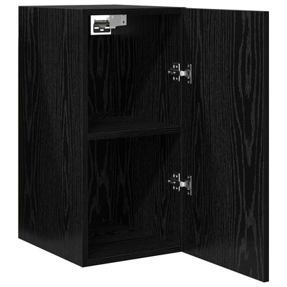 TV Cabinet Set 30.5x30x60 cm Engineered Wood 2 pcs Black oak