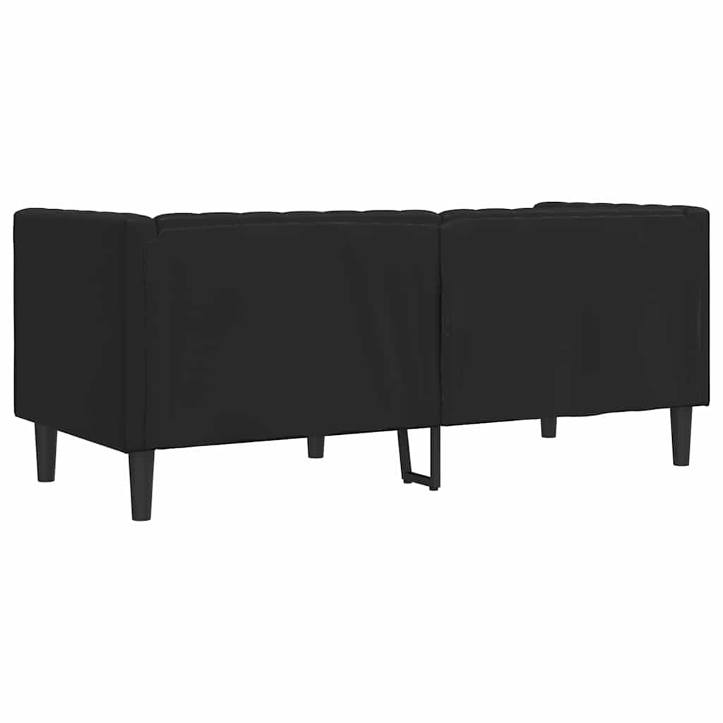 vidaXL Sofa Black 174 x 74.5 x 70.5 cm PVC 6