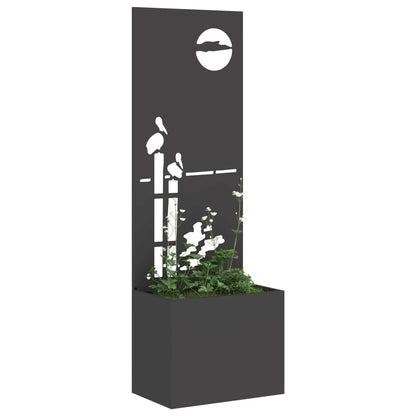 Garden Privacy Screen 50 x 32 x 150 cm Cold-rolled steel Black Sunset