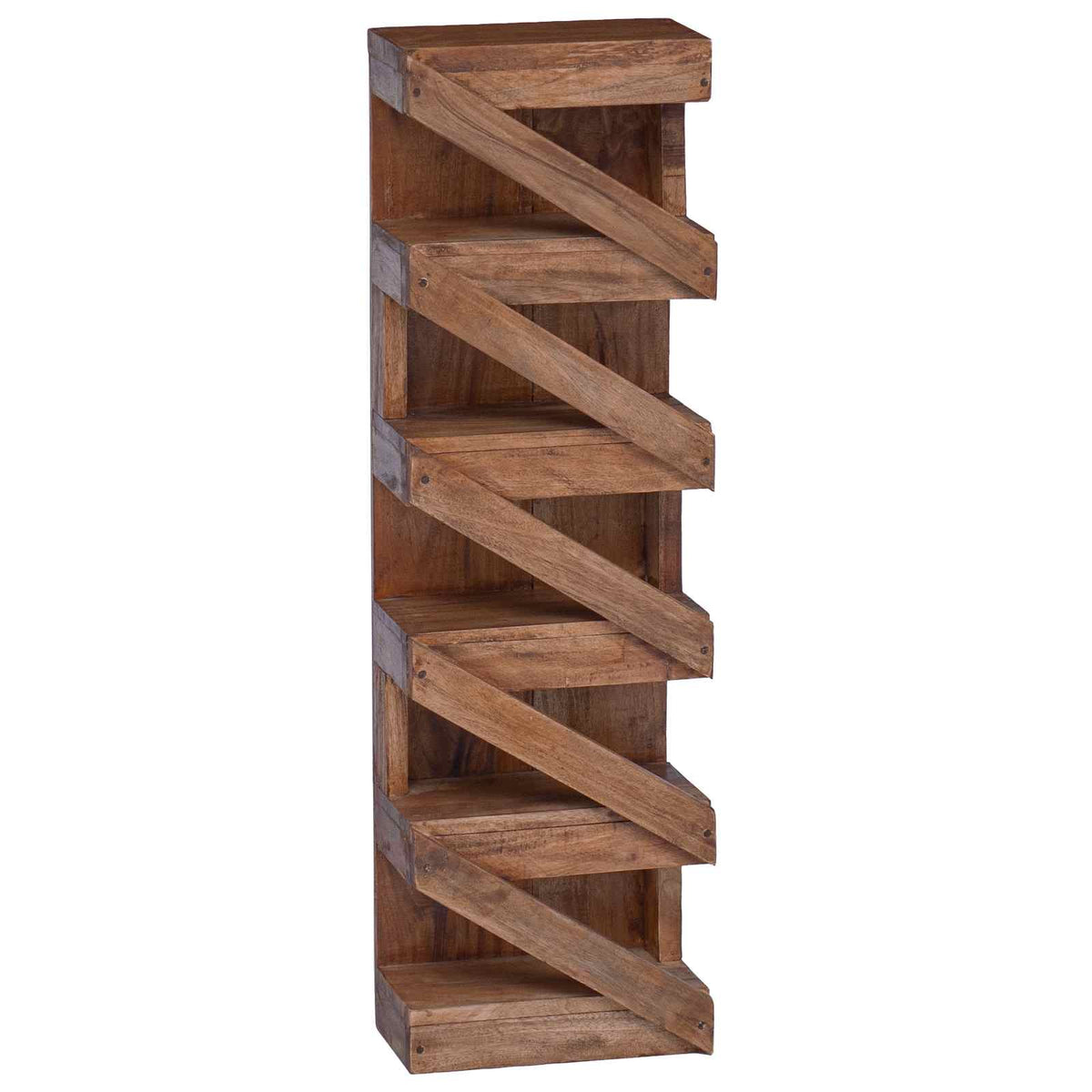 vidaXL Wine Rack Solid Mahogany Wood Natural 2