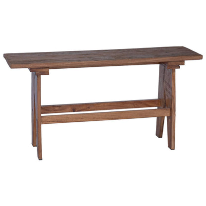 vidaXL Bench Natural 100 x 30 x 51 cm Solid Reclaim wood 2