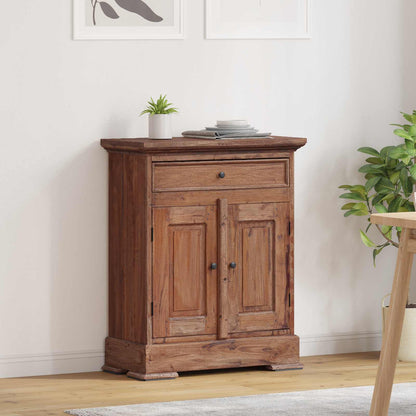 Storage Cabinet 63 x 30 x 79 cm Solid Mahogany Wood Natural