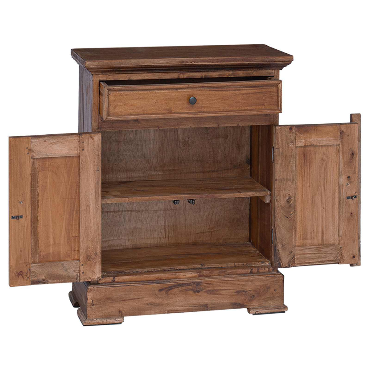 Storage Cabinet 63 x 30 x 79 cm Solid Mahogany Wood Natural