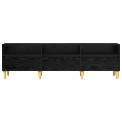 TV Cabinet 150x30x44,5 cm Engineered Wood Black oak 150 cm