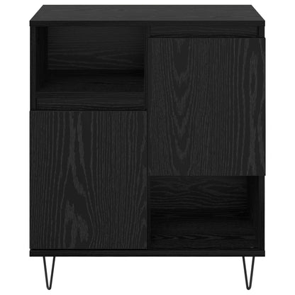 Sideboard 60x35x70 cm Engineered Wood Black oak