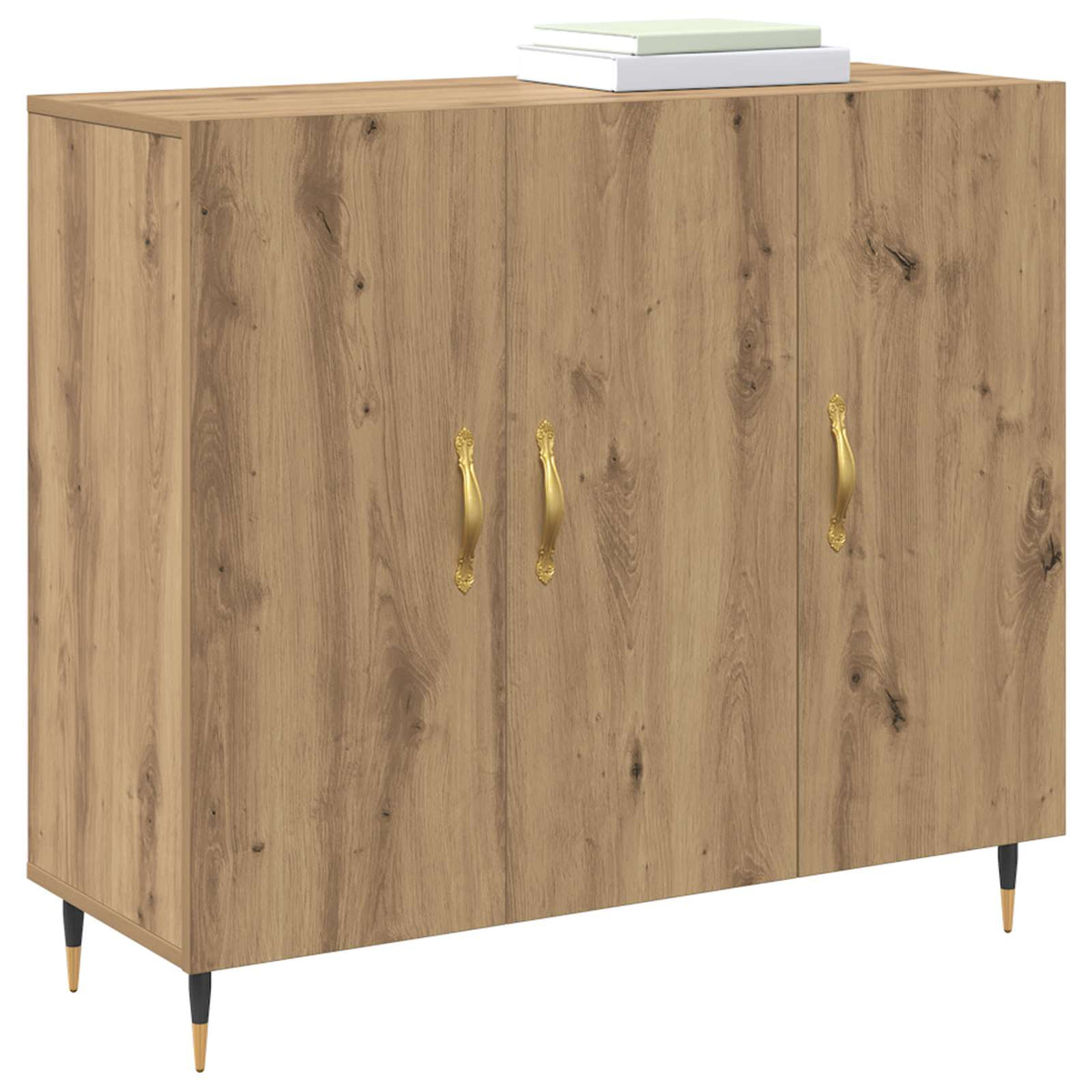 Sideboard 90x34x80 cm Engineered Wood Artisan oak
