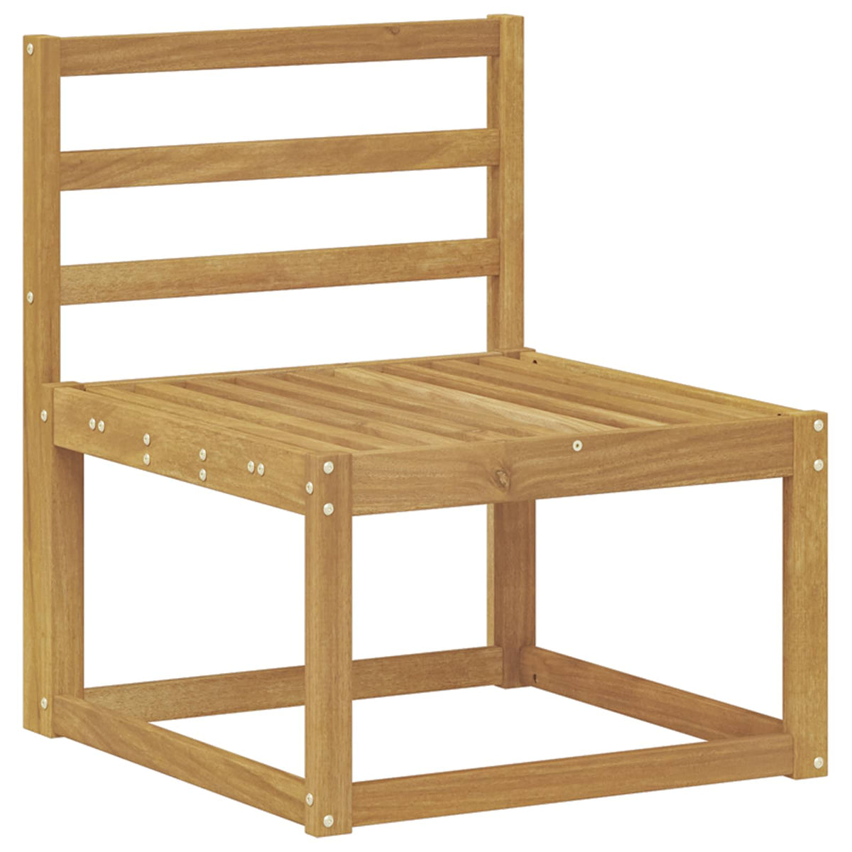 Outdoor Sofa Set 5 pcs 4-Seaters Solid Acacia Wood Horizontal slats