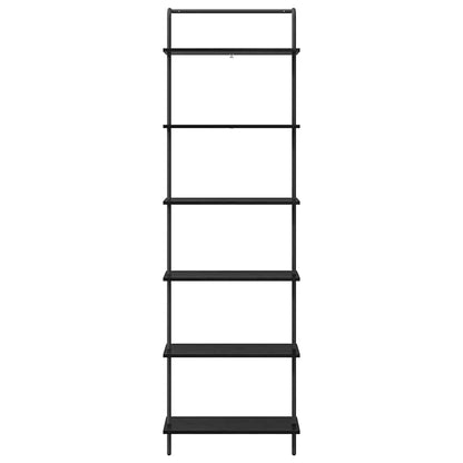 Bookshelf 5-Tier Engineered wood Black oak