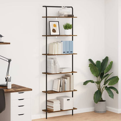 Bookshelf 5-Tier Engineered wood Smoked oak