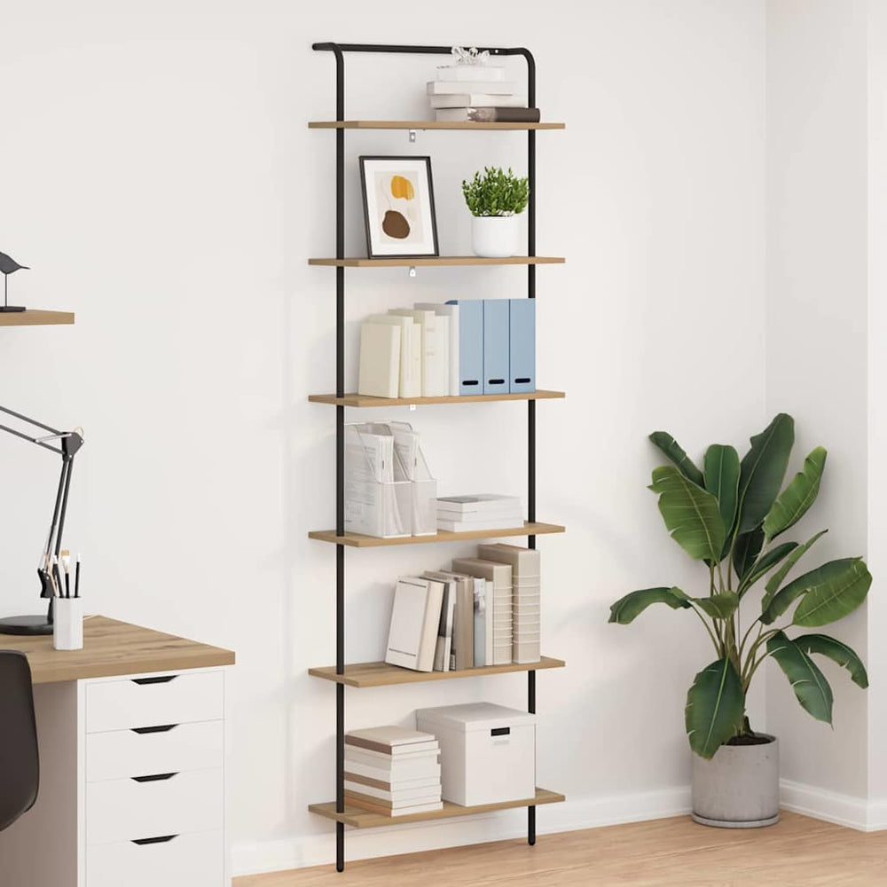 vidaXL Bookshelf 5-Tier Engineered wood