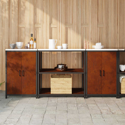 vidaXL Kitchen Storage Set HATTEM 3 pcs