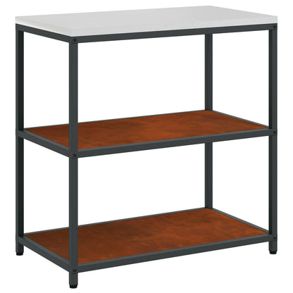 vidaXL Kitchen Storage Set HATTEM 3 pcs Rusty Steel 6