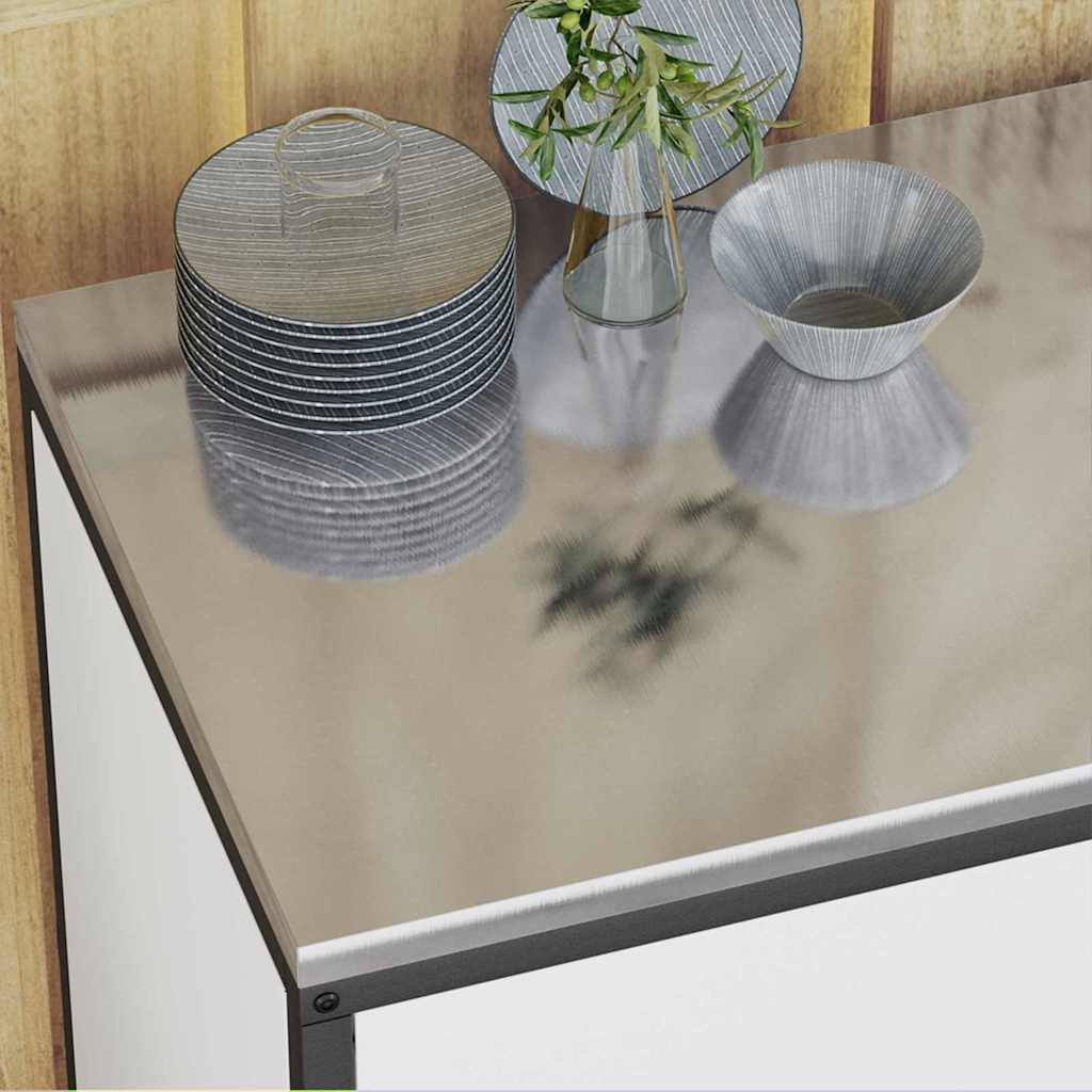 vidaXL Kitchen Storage Set HATTEM 3 pcs White 180 x 50 x 92 cm 5