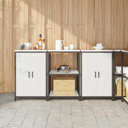 Kitchen Storage Set HATTEM 3 pcs White 180 x 50 x 92 cm