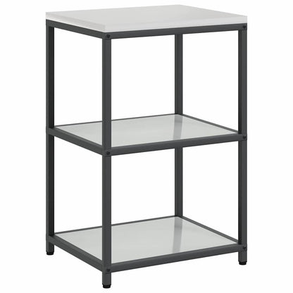 vidaXL Kitchen Storage Set HATTEM 3 pcs Silver Galvanised Steel 6