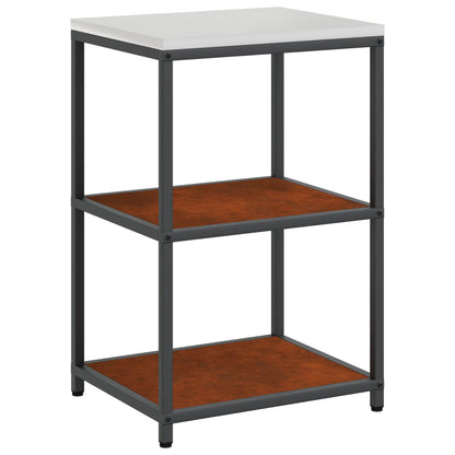 vidaXL Kitchen Storage Set HATTEM 3 pcs Rusty Steel 6