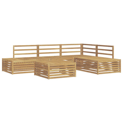 vidaXL 6 pcs Outdoor Sofa Set White 2