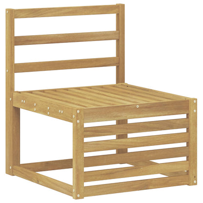 vidaXL Outdoor Sofa Set 8 pcs White Solid Acacia Wood 3
