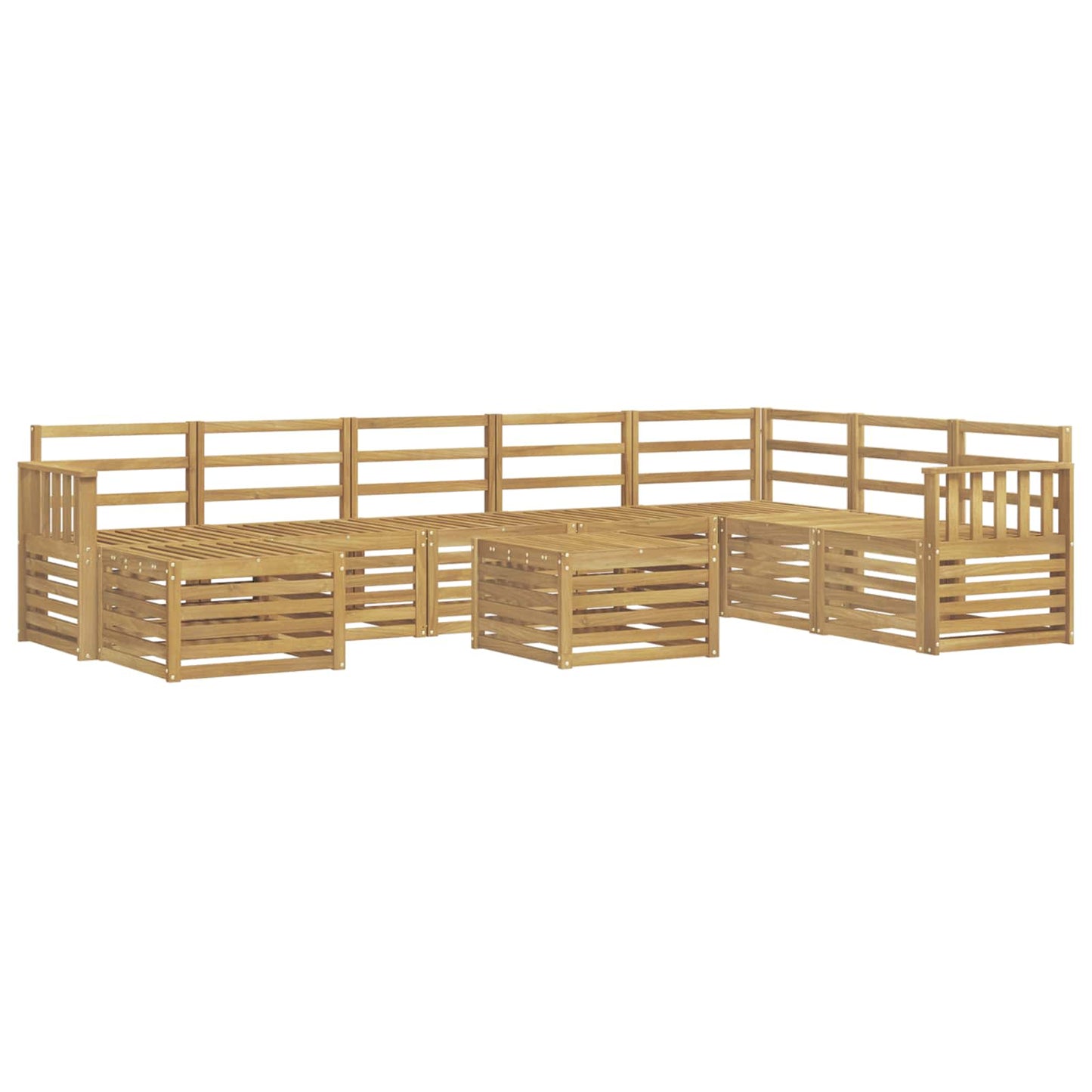 vidaXL Sofa Sets Solid Acacia Wood 2