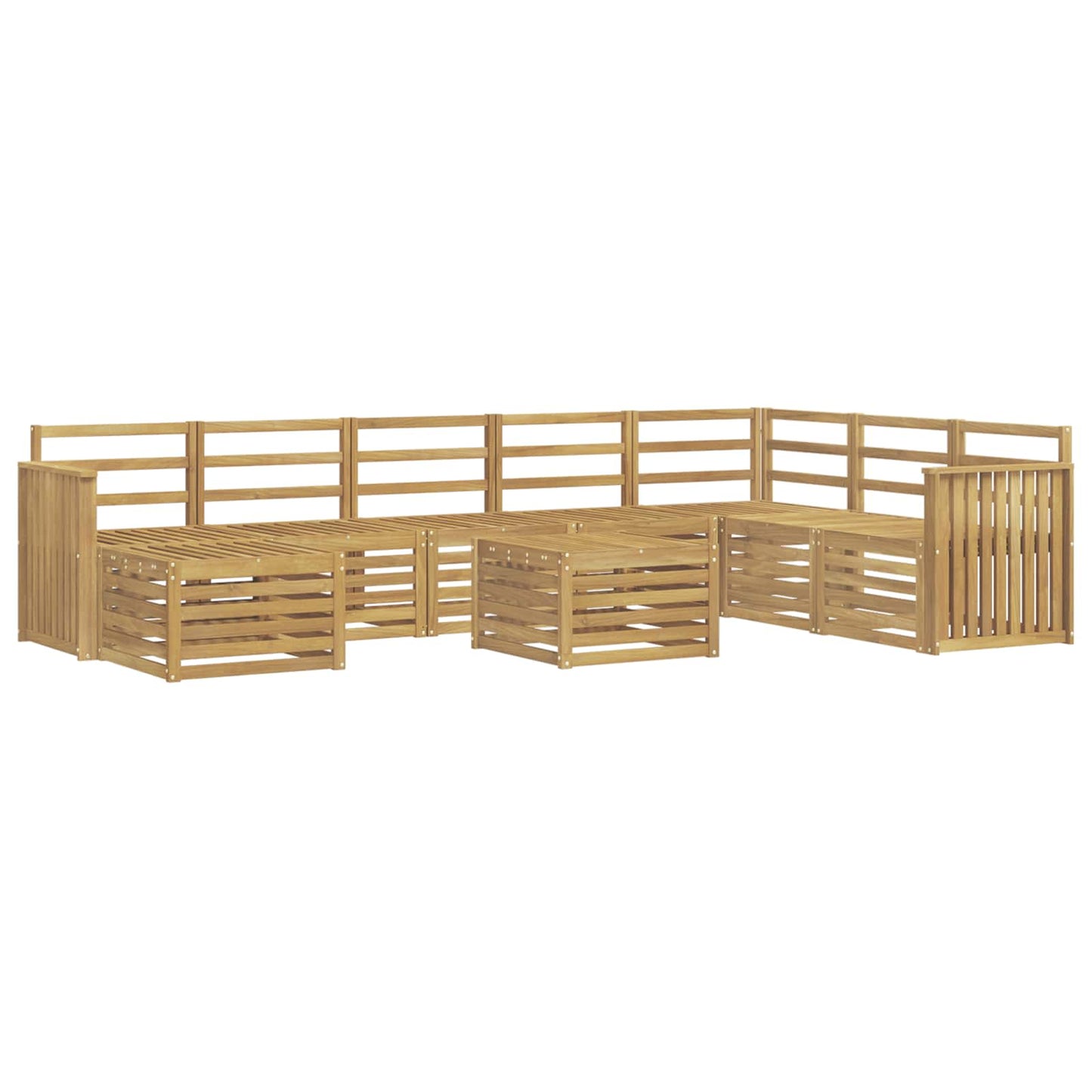 vidaXL Sofa Sets Solid Acacia Wood 2