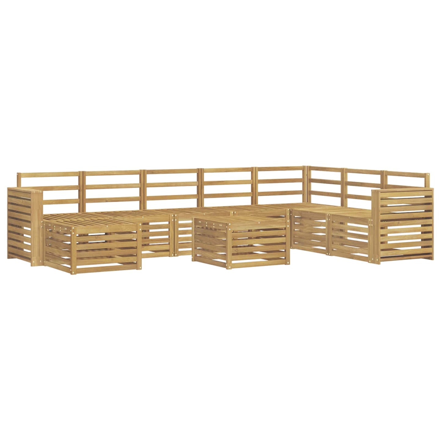 vidaXL Sofa Sets Solid Acacia Wood 2