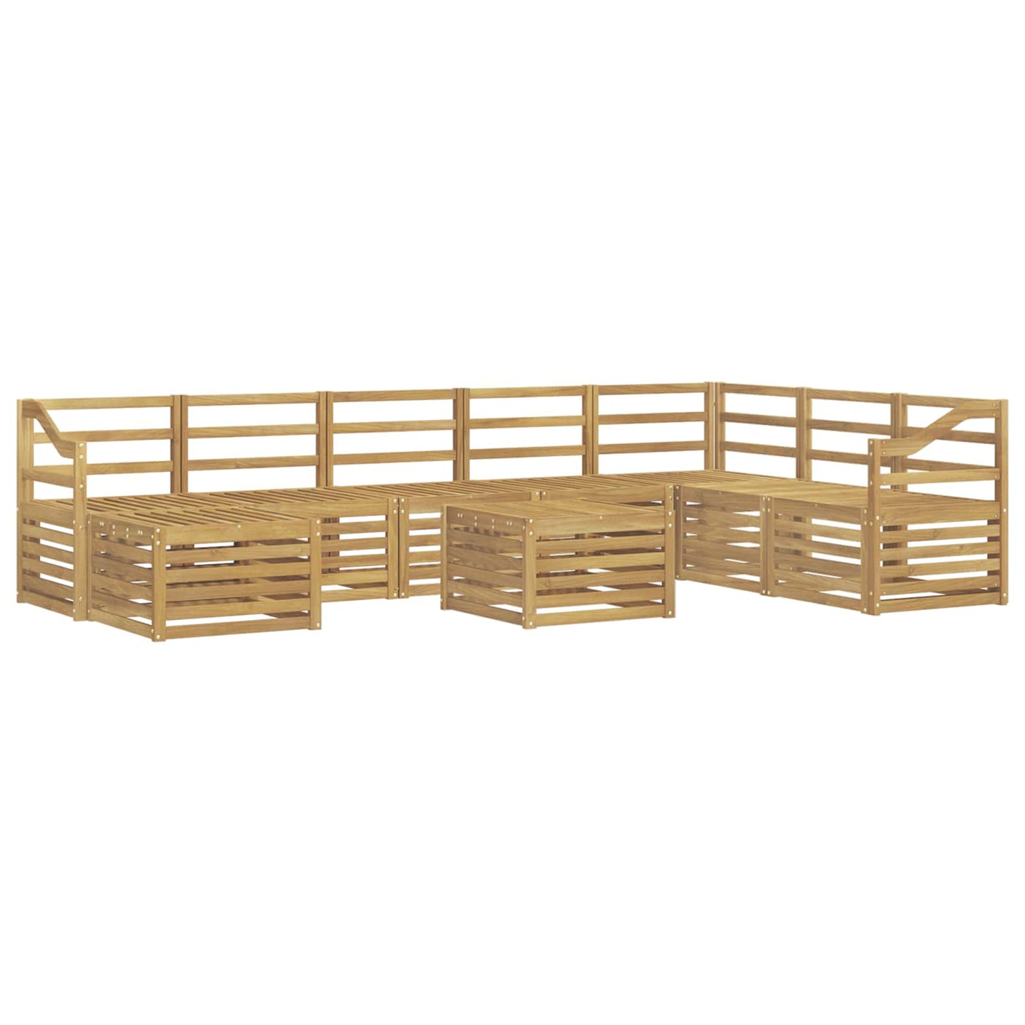 vidaXL Sofa Sets Solid Acacia Wood 2