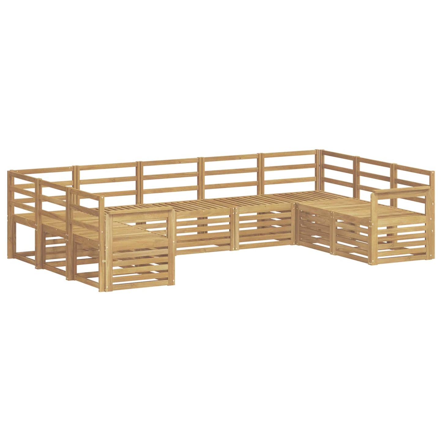 vidaXL Sofa Sets Solid Acacia Wood 2